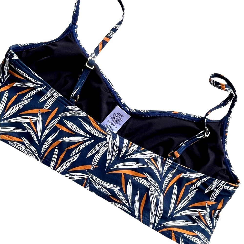 LOFT blue/burnt orange swim top - Picture 4 of 4